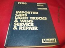 1988 Mitchell Manuals Imported Car Light Trucks & Vans Engine Chassis Volume 2