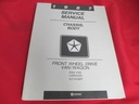 1987 87 Service Manual Chassis Body Front Wheel Drive Ram Van Caravan Voyager