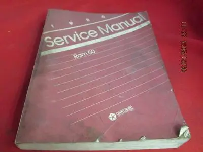 1984 Service Manual Ram 50