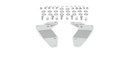 Front Bumper Bracket Set - 71-72 Chevy Truck 2WD