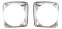 Headlight Bezels - Pair - 69-72 Chevy Tuck Blazer Suburban