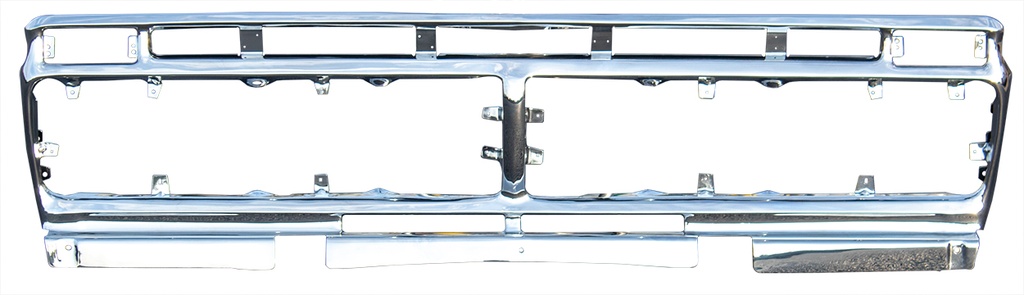 Grille Shell - Chrome Steel - 73-77 Ford F100; F150; F250