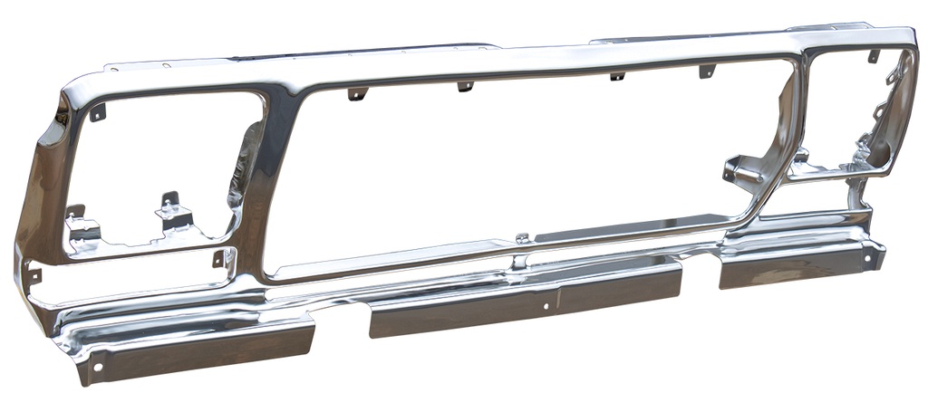 Grille Shell - Anodized Aluminum - 78-79 Ford F100; F150; F250; Bronco
