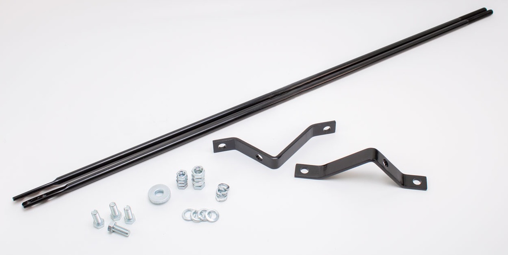 Fender to Firewall Brace Kit - Black - LH/RH Pair - 47-55 Chevy Truck ('55 1st Series)