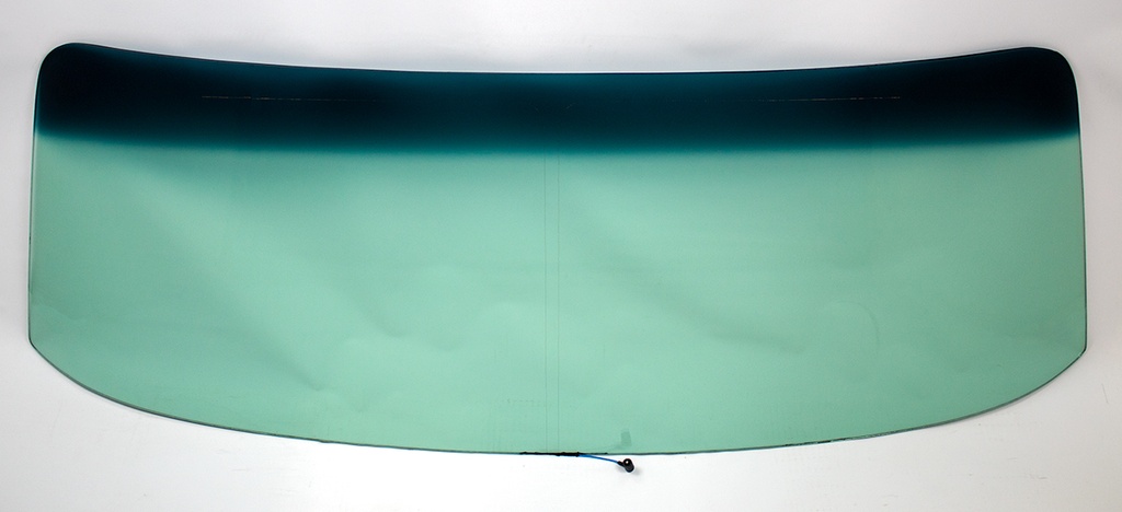 Windshield with Antenna - Green Tint - 68-72 Chevy II Nova 2DR