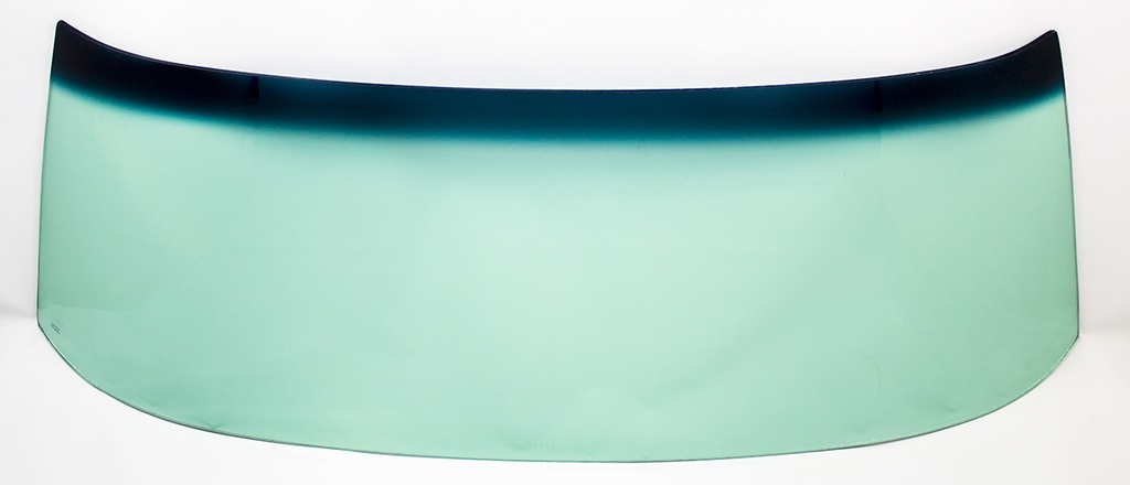 Windshield without Antenna - Green Tint - 68-72 GM A-Body Coupe & 2DR Sedan