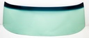 Windshield without Antenna - Green Tint - 68-72 GM A-Body Coupe & 2DR Sedan