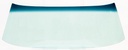 Windshield with Tint Band - Green Tint - 67-69 Camaro Firebird Convertible