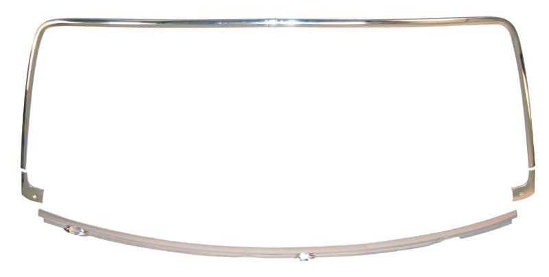 Windshield Molding Set - 70-74 Dodge Plymouth E-Body Hardtop