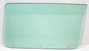 Door Glass with 3 Holes - Green Tint - LH - 65 Chevelle GTO Malibu Coupe
