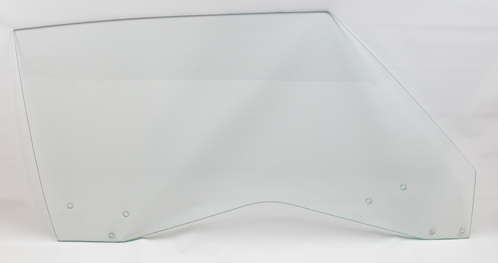 Door Glass - Clear - RH - 69 GM A-Body Coupe and Convertible 69-70 Grand Prix