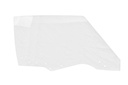 Door Glass w/ 8 Holes - Clear - RH - 70-72 GM A-Body Coupe & Convertible; 70-72 Grand Prix