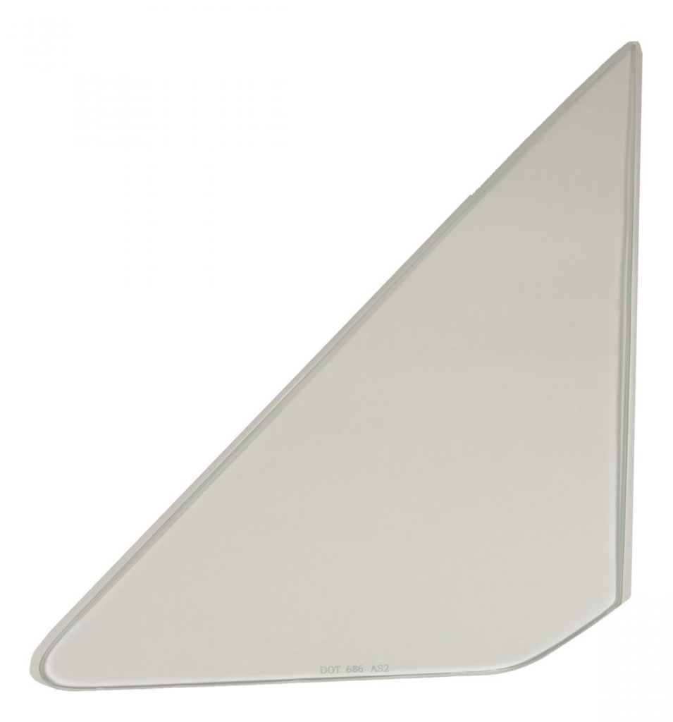 Vent Glass - Clear - LH - 64-65 GM A-Body; 66-67 Chevelle 2/4DR Sedan (Post)