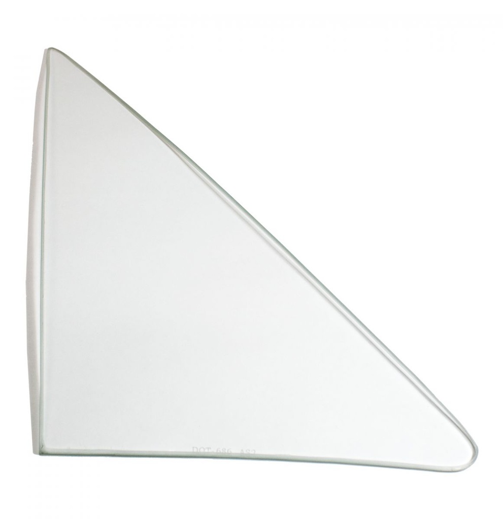 Vent Glass - Clear - LH - 68 GM A-Body Coupe & Convertible