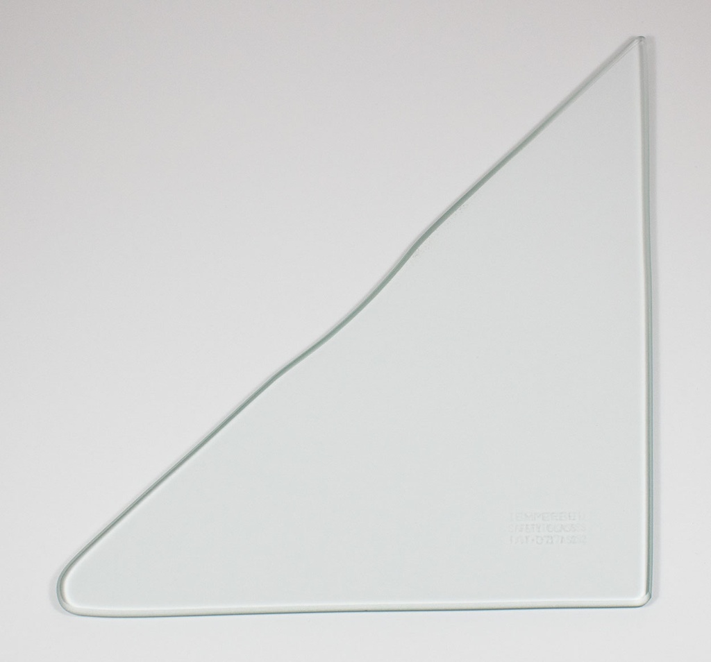 Vent Glass - Clear - LH or RH - 63-64 Ford Galaxie Fastback