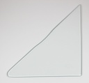 Vent Glass - Clear - LH or RH - 63-64 Ford Galaxie Fastback