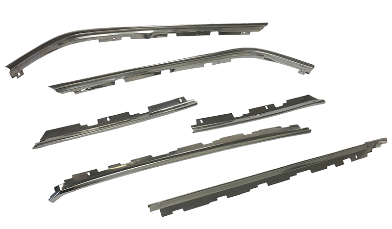 Drip Rail Molding Set (6pcs) - 70-74 Barracuda