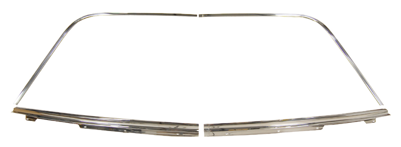 Back Glass Molding Set - 71-72 Demon; 70-76 Duster; 73-76 Dart Sport