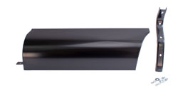 Running Board Splash Apron w/ Support Brace - LH - 47-53 Chevy GMC Short Bed Stepside Pickup