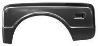 Rear Fender - LH - 68-72 Chevy GMC C/K Stepside Pickup (67 Requires Modification)