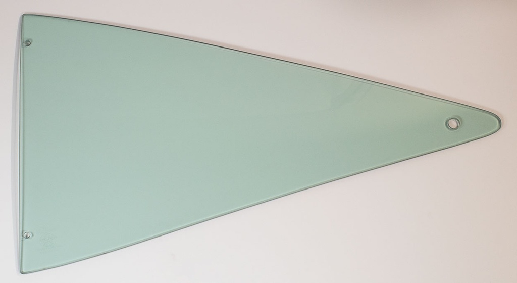 Quarter Glass - Green Tint - LH - 68-70 Dodge B-Body 2DR Sedan (Post)