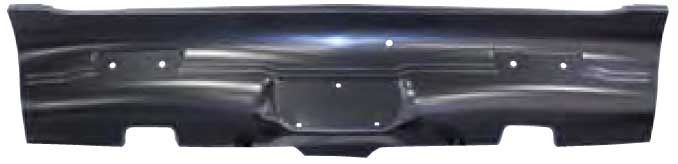 Rear Valance with Exhaust Tip Cutouts - 68-69 Barracuda