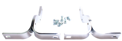 Rear Bumper Bracket Set - Chrome - 48-52 F1 F2 Stepside; 53-72 F100 F250 Stepside