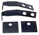 Rear Bumper Guard Bracket Set - 70-72 Barracuda