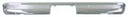 Rear Bumper - 67-72 Chevy GMC Truck Fleetside Bed; 67-72 Suburban; 69-72 Blazer Jimmy