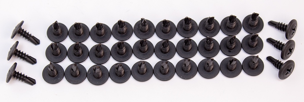 Roof Rail Weatherstrip Channel Screw Kit (36pcs) - 70-81 Camaro Firebird