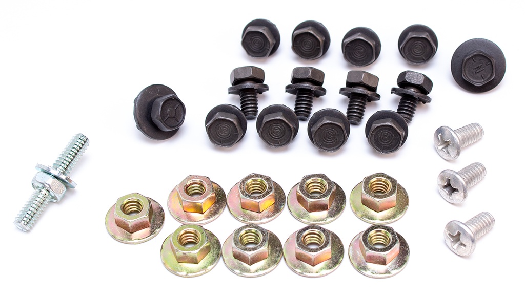 Door Hardware Mounting Bolt Kit - LH or RH - 70-72 Chevelle
