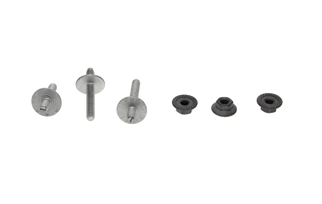 Quarter Window Track Stud & Nut Set - 67-69 Camaro Firebird