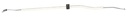 Door Open Rod Assembly - LH or RH (sold each) - 68-69 Camaro Firebird
