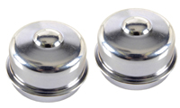 Front Wheel Bearing Caps - 2 Piece Set - Fits many GM Models