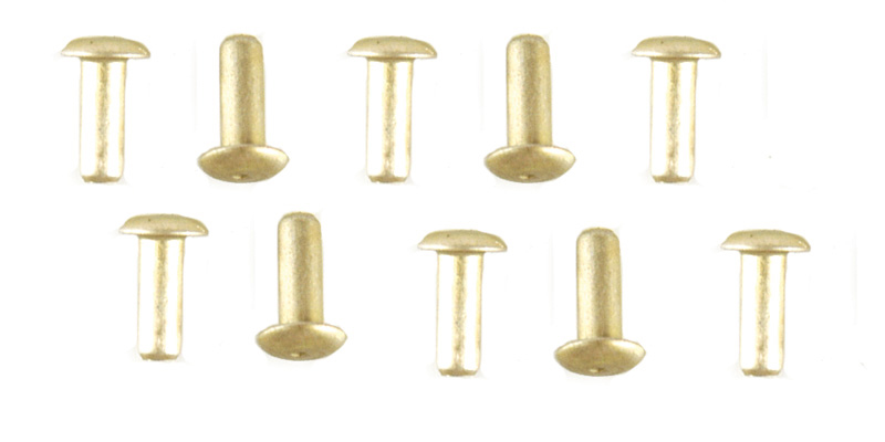 Rivet Set - 10 Piece - For Replacing Silver Console Gauge Face Plate - 68-69 Camaro