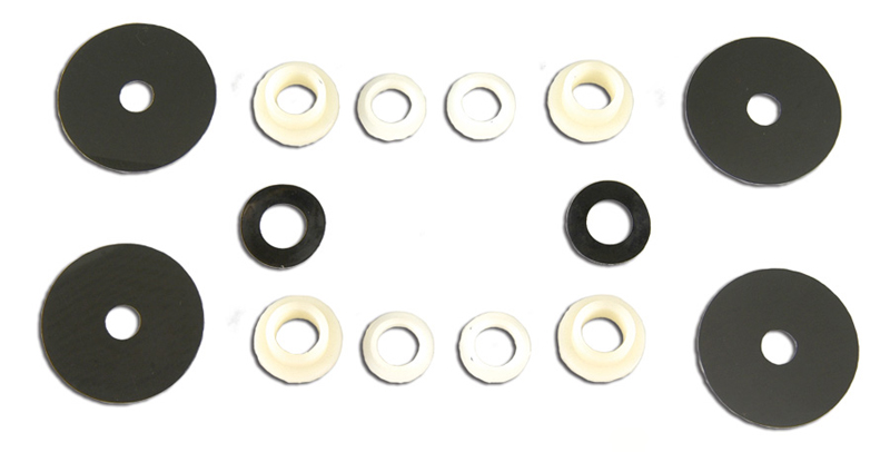 Headlamp Bushing & Teflon Washer Set (14pcs) - 67 Camaro (Rally Sport)