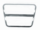 Clutch or Brake Pedal Pad Stainless Trim - 68-74 Chevy II Nova; 64-72 Chevelle El Camino; 64-72 GTO; 67-81 Camaro Firebird