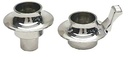 Radio Knobs (2pcs) - Mono Inner (Tone & Dummy) - 69-70 Nova Chevelle El Camino Camaro Impala