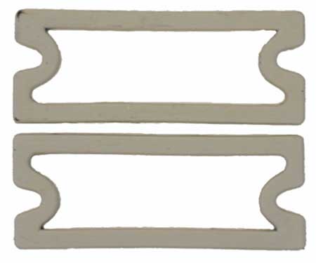 Back-up Lamp Lens Gaskets - Pair - 67-68 Camaro (Rally Sport)