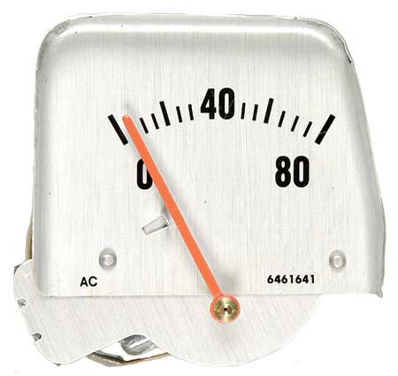 Console Oil Gauge Assembly - Silver Face - 68-69 Camaro