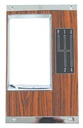 Console Shift Plate - With 4-Speed Pattern - 69 Camaro
