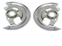 Disc Brake Backing Plates - LH/RH Pair - 69-72 Nova; 69 Camaro Firebird