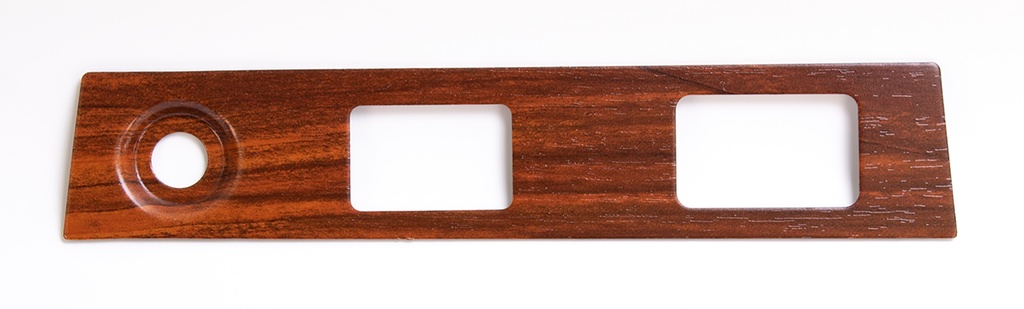 Wiper & Headlamp Switch Dash Plate with Defroster or Powertop - 69 Camaro