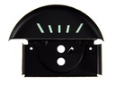 Console Fuel Gauge Face - Black - 67 Camaro
