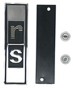 Grille Emblem - "RS" - 67-68 Camaro (Rally Sport)
