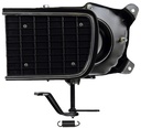 Headlamp Assembly w/ Black Door - LH - 68 Camaro (Rally Sport)