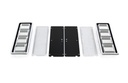 Hood Inserts - 4-Port for Super Sport - 2 Piece Set - 68-69 Camaro