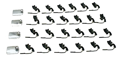 Lower Body Molding Mounting Set - 68 Camaro (Rally Sport)