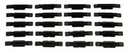 Headliner Bow Clips Set (20pcs) - 70-73 Camaro Firebird; 70-72 Fullsize Chevy Car