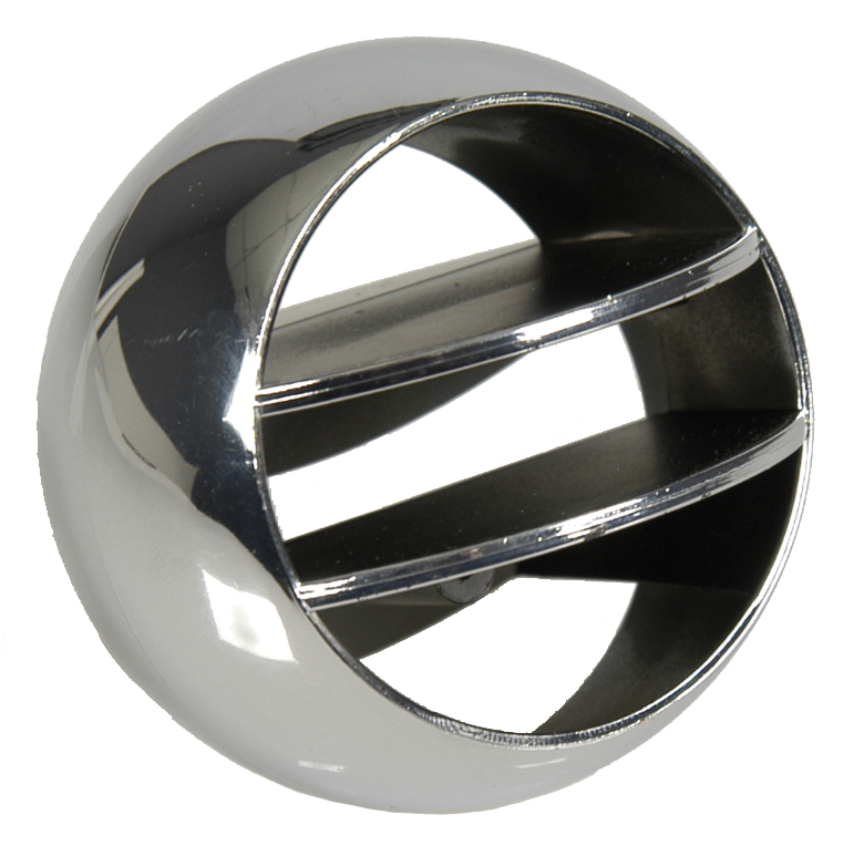 Astro Side Vent Ball - Chrome - LH or RH (Sold Each) - 66-69 Chevelle El Camino; 67-68 Camaro Firebird; 65-68 Fullsize Chevy Car